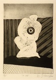 Artist: b'SELLBACH, Udo' | Title: b'To use' | Technique: b'etching and aquatint printed in black ink, from one plate'