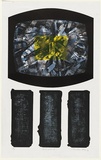 Artist: b'KING, Grahame' | Title: b'Microform II' | Date: 1969 | Technique: b'lithograph, printed in colour, from three stones [or plates]'