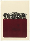 Artist: b'KING, Grahame' | Title: b'Suspence' | Date: 1971 | Technique: b'lithograph, printed in colour, from two stones [or plates]'