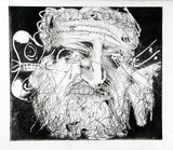 Artist: BOYD, Arthur | Title: Chorus: Invoke with a shout.... | Date: (1970) | Technique: etching and aquatint, printed in black ink, from one plate | Copyright: Reproduced with permission of Bundanon Trust