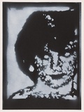Artist: b'Dodd, James.' | Title: b'Not titled [Diana II].' | Date: 2004 | Technique: b'stencil, printed in white ink, from one stencil'