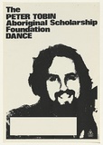 Artist: b'MACKINOLTY, Chips' | Title: b'The Peter Tobin Aboriginal Scholarship Foundation dance' | Technique: b'screenprint, printed black ink, from one stencil'