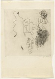 Artist: b'JACKS, Robert' | Title: b'A little wave of quiet mirth' | Date: 1966 | Technique: b'etching, aquatint printed with plate-tone'