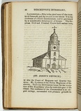 Title: bSt John's church. | Date: 1830 | Technique: b'engraving, printed in black ink, from one plate'