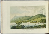 Artist: b'LYCETT, Joseph' | Title: bView of Roseneath Ferry, taken from the Eastside, Van Diemen's Land. | Date: 1825 | Technique: b'etching and aquatint, printed in black ink, from one copper plate; hand-coloured'