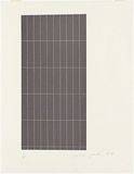 Artist: b'JACKS, Robert' | Title: b'Grey grid.' | Date: 1974 | Technique: b'screenprint, printed in grey ink, from one screen'