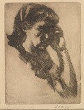 Artist: b'Dallwitz, David.' | Title: b'Joan.' | Date: 1953