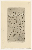 Artist: b'WILLIAMS, Fred' | Title: b'Decorative panel, You Yangs. Number 3' | Date: 1965-66 | Technique: b'etching, flat biting, mezzotint, engraving, printed in black ink with plate-tone' | Copyright: b'\xc2\xa9 Fred Williams Estate'