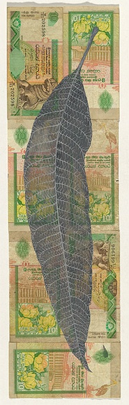 Artist: b'HALL, Fiona' | Title: b'Mangifera indica - Mango (Sri Lankan currency)' | Date: 2000 - 2002 | Technique: b'gouache' | Copyright: b'\xc2\xa9 Fiona Hall'