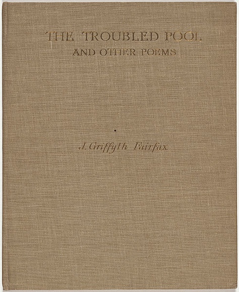 Artist: b'LINDSAY, Lionel' | Title: b'The troubled pool and other poems.' | Date: 1911 | Technique: b'etching and aquatints, printed in black ink, each from one copper plate; letterpress text' | Copyright: b'Courtesy of the National Library of Australia'