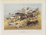 Artist: b'GILL, S.T.' | Title: b'Stockman' | Date: 1865 | Technique: b'lithograph, printed in colour, from seven stones'