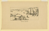 Title: b'Desert Gates, Cue-Lake Carey track' | Date: c.1895 | Technique: b'lithograph, printed in black ink, from one stone'