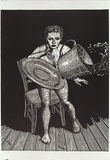 Artist: b'RODOREDA, Pamela' | Title: b'Dusk to dawn' | Date: 2002 | Technique: b'linocut, printed in black ink, from one block'