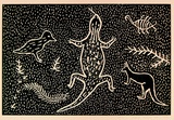 Artist: b'Purvis, Lorna.' | Title: b'not titled [No.14]' | Date: 1990 | Technique: b'woodcut, printed in black ink, from one block'