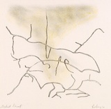 Artist: b'COLEING, Tony' | Title: b'Drawing for sculpture [4].' | Date: 1970 | Technique: b'lithograph, printed in colour, from two stones [or plates]'