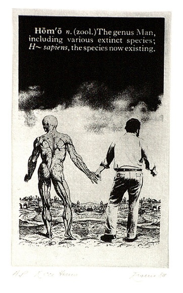 Artist: b'EWINS, Rod' | Title: b'Ecce Homo.' | Date: 1984, November | Technique: b'photo-etching and aquatint, printed in black ink, from one plate'