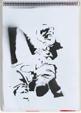 Title: b'Chickenpox' | Date: 2003-2004 | Technique: b'stencil, printed with colour aerosol paint, from one stencil'