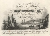 Title: H.T. Bass, Ship Builder &c, Darling Harbor Sydney | Date: 1838 (about)