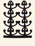 Artist: HUTCHINSON, Lonnie | Title: Sista 1 | Date: 2004 | Technique: woodcut, printed in black ink, from one block