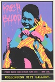 Artist: b'REDBACK GRAPHIX' | Title: b'Fresh blood.' | Date: 1983, before 14 December | Technique: b'screenprint, printed in colour, from four stencils' | Copyright: b'\xc2\xa9 Michael Callaghan'