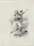 Artist: b'GILL, S.T.' | Title: b'Diggers of low degree.' | Date: 1852 | Technique: b'lithograph, printed in black ink, from one stone'