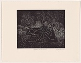 Artist: b'Warren, Guy.' | Title: b'Dejeuner in the forest.' | Date: 2006 | Technique: b'relief-etching, printed in black ink, from one plate'