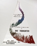 Artist: b'MERD INTERNATIONAL' | Title: b'Poster: Pat Todhunter, exhibition of works on paper' | Date: 1983 | Technique: b'screenprint'