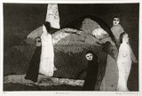 Artist: b'BALDESSIN, George' | Title: b'Procession.' | Date: 1966 | Technique: b'etching and aquatint, printed in black ink, from one plate'