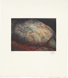 Artist: b'SCHMEISSER, Jorg' | Title: b'Rockface with red' | Date: 1985 | Technique: b'softground-etching and aquatint, printed in colour, from three plates' | Copyright: b'\xc2\xa9 J\xc3\xb6rg Schmeisser'