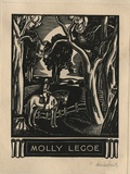 Artist: b'FEINT, Adrian' | Title: b'Bookplate: Molly Legoe.' | Date: (1937) | Copyright: b'Courtesy the Estate of Adrian Feint'