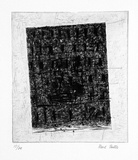 Artist: b'Partos, Paul.' | Title: b'not titled' | Date: 1985 | Technique: b'etching, engraving, printed in black ink with plate-tone, from one plate'
