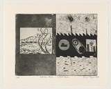 Title: b'4 billion years: 2000 years.' | Date: 1999 | Technique: b'etching and aquatint, printed in black ink, from one plate'