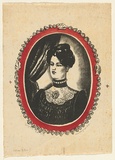 Artist: b'Missingham, Hal.' | Title: b'Lizzie, his wife' | Date: 1931 | Technique: b'lithograph, printed in colour, from two plates'