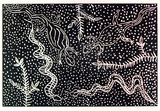 Artist: Petyarre Dobbs, Pauline. | Title: not titled [No.24] | Date: 1990 | Technique: woodcut, printed in black ink, from one block