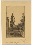 Artist: b'Carlier, Frederick.' | Title: b'Port Adelaide, Town Hall, S.A.' | Date: 1933 | Technique: b'etching, printed in black ink, from one plate'