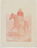 Artist: Calvert, Samuel. | Title: The prospector. | Date: 1883 | Technique: wood-engraving, printed in light red ink, from one block