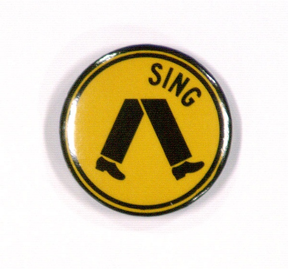 Artist: b'TIPPING, Richard' | Title: b'Badge: Sing (Small).' | Date: 1982