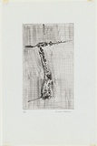 Artist: b'WILLIAMS, Fred' | Title: b'Guthega' | Date: c.1976 | Technique: b'roulette, electric hand engraving tool, drypont, etching, scraper' | Copyright: b'\xc2\xa9 Fred Williams Estate'