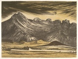 Artist: b'Trenfield, Wells.' | Title: b'Melaleuca landscape V' | Date: 1986 | Technique: b'lithograph, printed in colour from multiple stones'