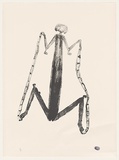 Artist: Nadjamarrek, Lofty Bardayal. | Title: Namarrkon [Lightning spirit] | Date: 2000 | Technique: lithograph, printed in black ink, from one stone