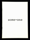 Artist: b'SELENITSCH, Alex' | Title: b'Some-one.' | Date: 1985 | Technique: b'offset lithograph, printed in black ink, from one plate'