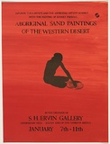 Artist: b'Johnson, Tim.' | Title: b'Aboriginal sand paintings of the Western Desert ... S.H. Ervin Gallery.' | Date: 1980 | Technique: b'screenprint, printed in colour, from two stencils' | Copyright: b'\xc2\xa9 Tim Johnson'