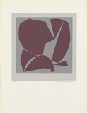 Artist: LEACH-JONES, Alun | Title: Voyager 5, brown | Date: 1978 | Technique: screenprint, printed in colour, from multiple stencils | Copyright: Courtesy of the artist