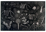 Artist: b'PWERLE, Lucy' | Title: b'not titled [No.58]' | Date: 1990 | Technique: b'woodcut, printed in black ink, from one block'