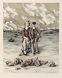 Artist: b'RICHARDSON, Berris' | Title: b'Mexican Life: Portrait of friends' | Date: 1981 | Technique: b'lithograph, printed in colour, from five stones [or plates]'