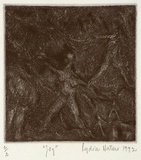Artist: Waters, Lydia. | Title: Joy | Date: 1992 | Technique: etching, printed in black ink with plate-tone, from one plate