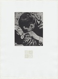 Artist: MADDOCK, Bea | Title: Four by two II | Date: 1977 | Technique: photo-etching,aquatint and stipple, printed in black ink, from five plates