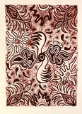 Artist: TAPAYA, Nyuwara | Title: Kutjupa kutjupa | Date: 1995, January | Technique: lithograph, printed in maroon ink, from one stone [or plate]