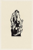 Artist: b'Lincoln, Kevin.' | Title: b'Navvy' | Date: 1965 | Technique: b'linotcut, printed in black ink, from one block'