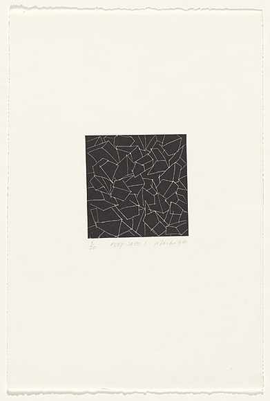 Artist: b'JACKS, Robert' | Title: b'Keep sake 1' | Date: 1980 | Technique: b'etching'